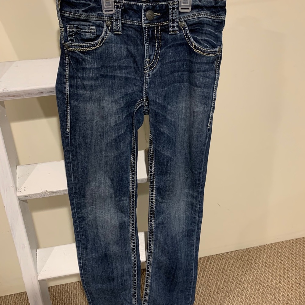 Silver jeans